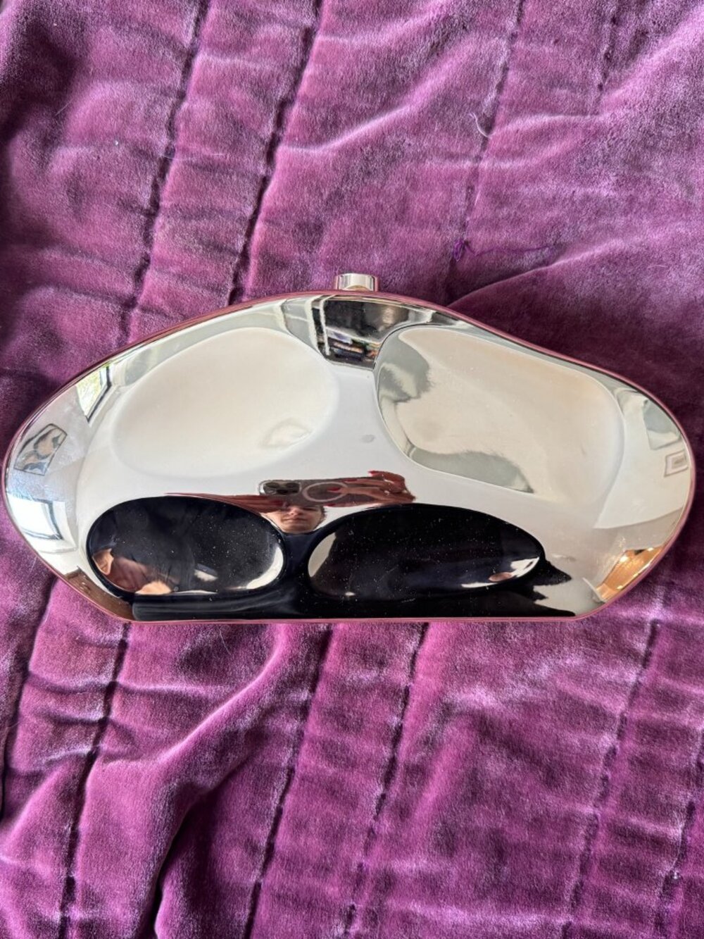 KNOCKOFF Cult Gaia Caldera Metallic Clutch Bag